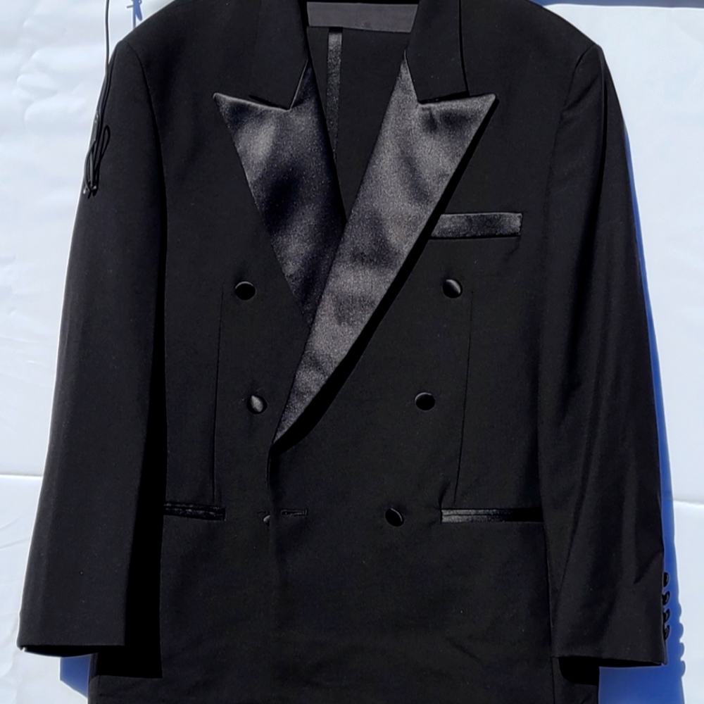 Custom Stanley Blacker 100% Wool Suit